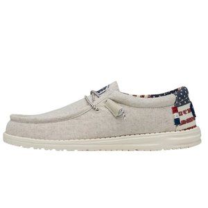 Hey Dude - Wally Patriotic Men's Shoe's NWT